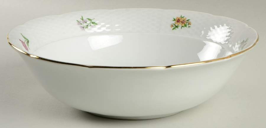 Bouquet 9" Round Vegetable Bowl by Europa-1