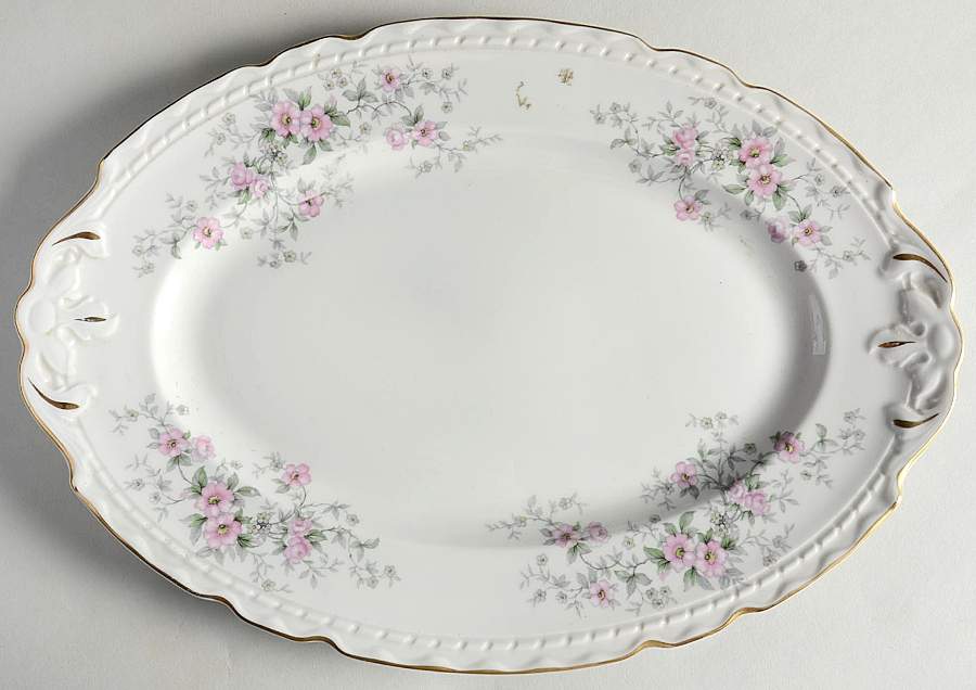 EMB54 13" Oval Serving Platter by Embassy (American)-1