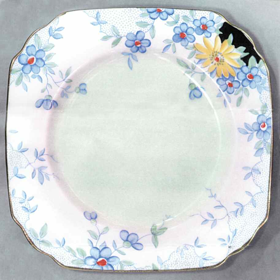 Mancourt Square Bread & Butter Plate by England-1
