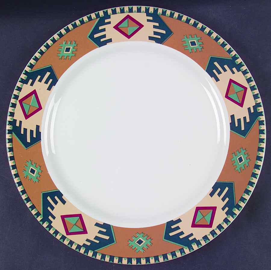 New Horizons Tan 12" Chop Plate (Round Platter) by Eddie Bauer-1