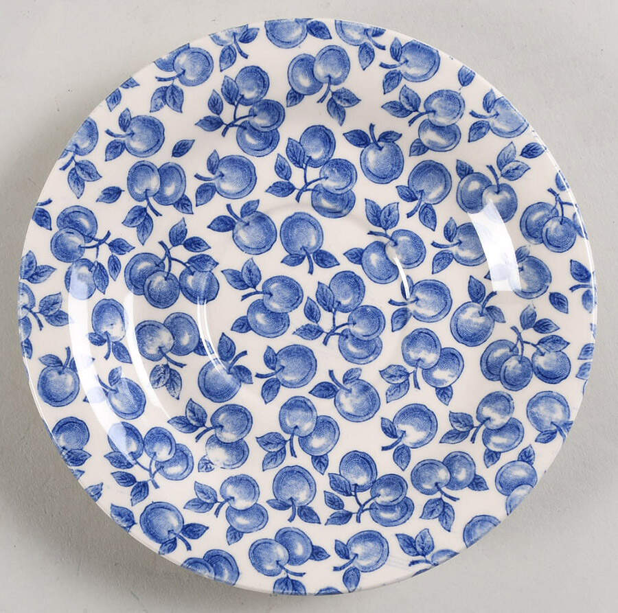 Eit20 Blue Saucer by English Ironstone Tableware-1