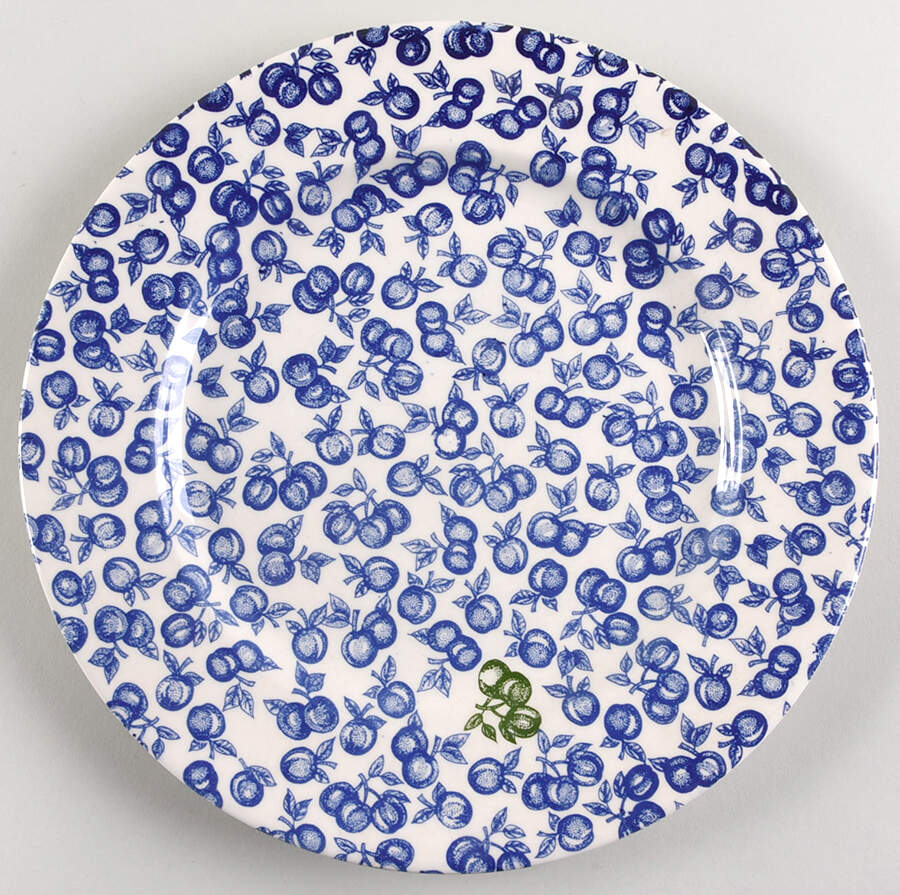 Eit20 Blue Dinner Plate by English Ironstone Tableware-1