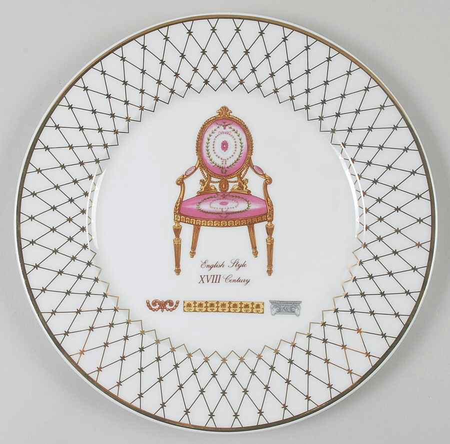 French Chairs Collection Dinner Plate by Email de Limoges-1