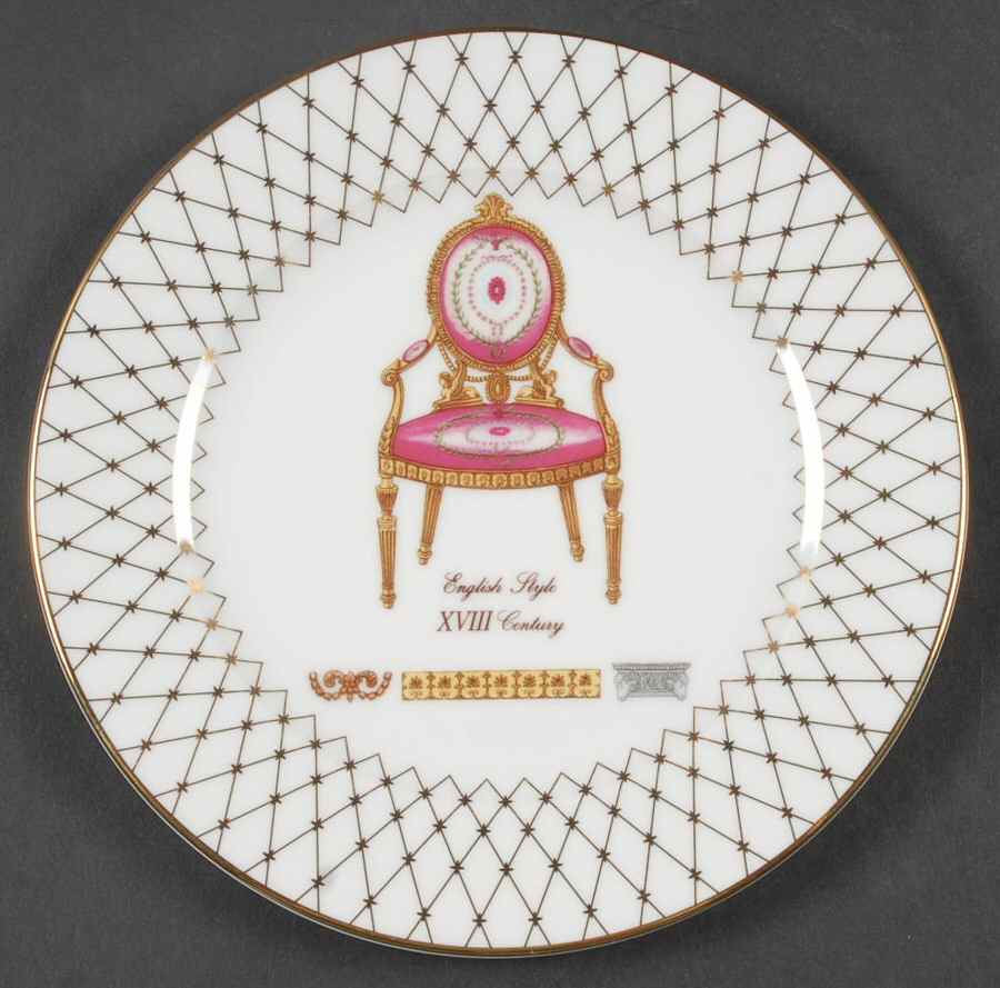 French Chairs Collection Salad Plate by Email de Limoges-1