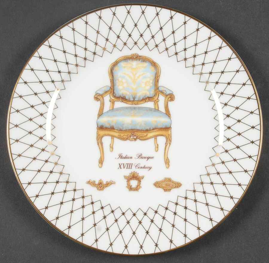 French Chairs Collection Salad Plate by Email de Limoges-1