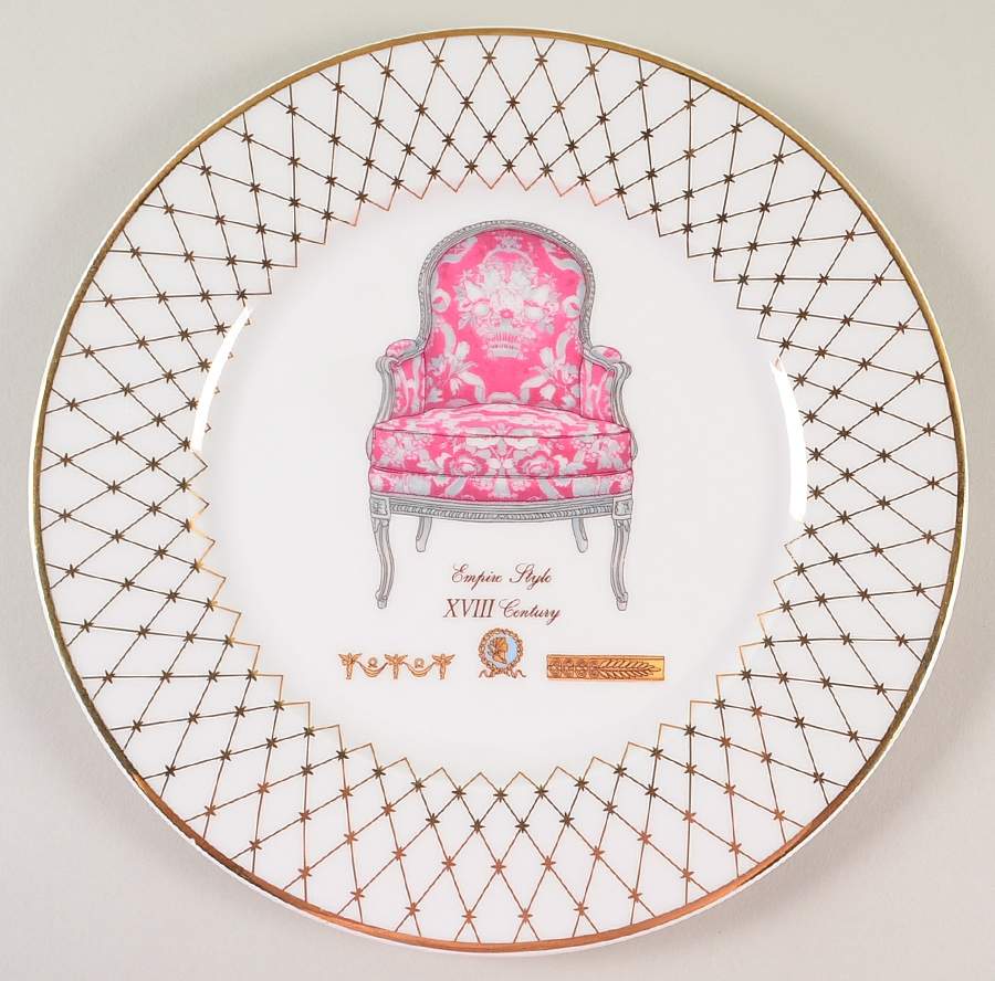 French Chairs Collection Dinner Plate by Email de Limoges-1