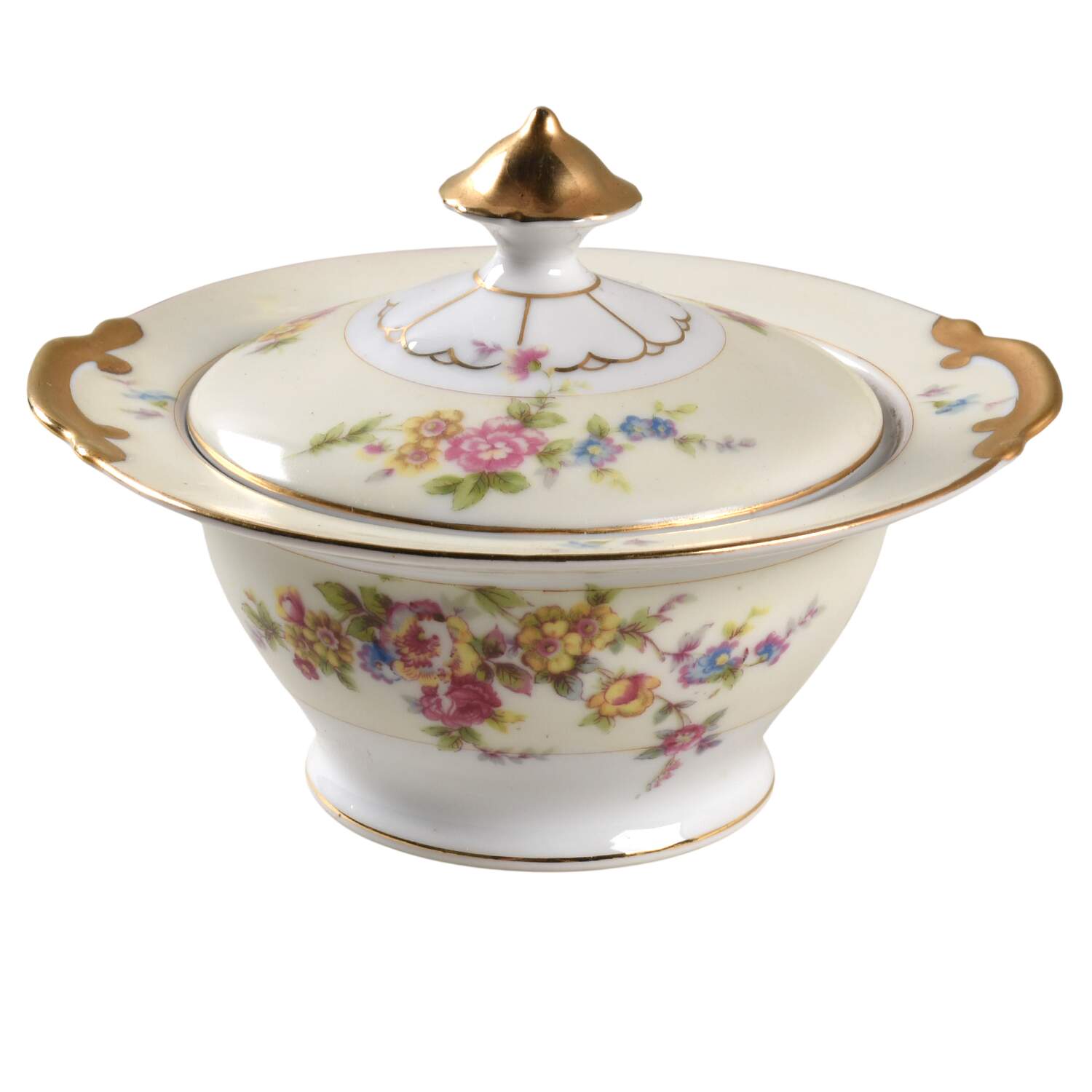 EMP64 Sugar Bowl & Lid by Empress (Japan)-1
