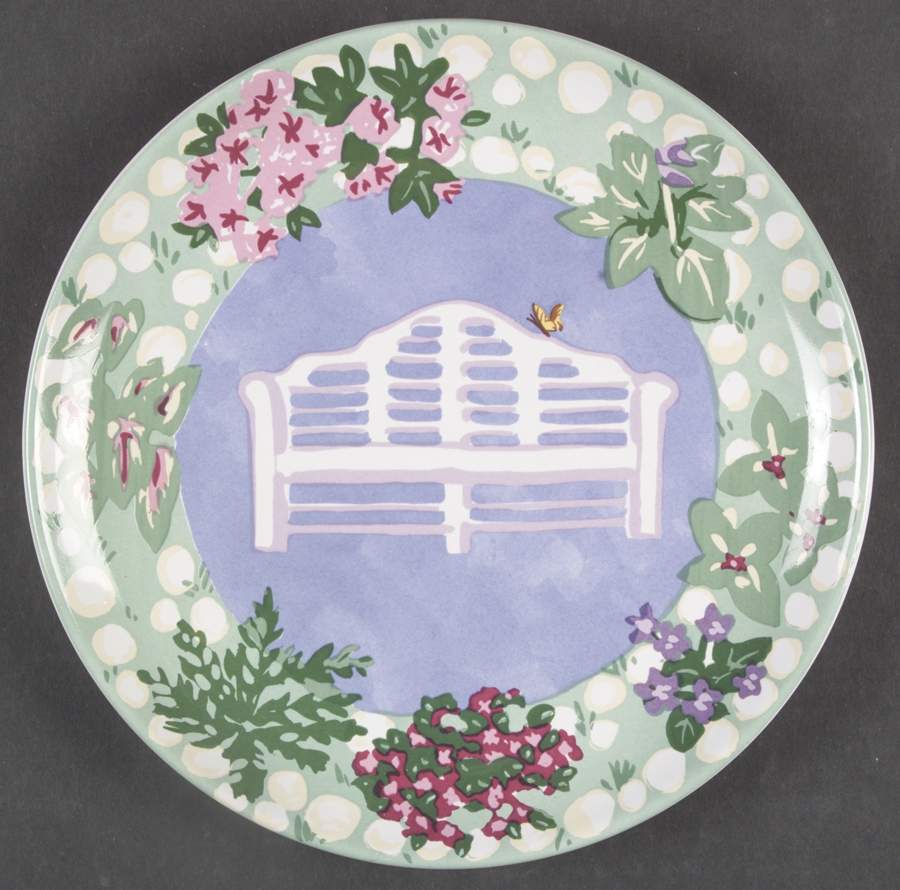 Garden Party Dessert/Pie Plate by Essex Collection-1