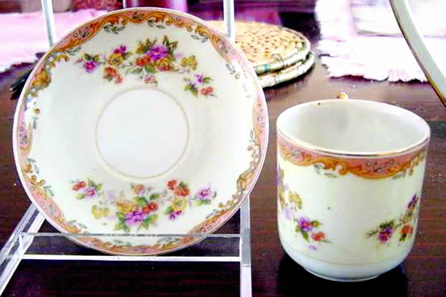 ESO13 Flat Cup & Saucer Set by ESCO (Japan)-1