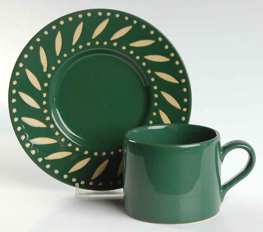 EBA6 Flat Cup & Saucer Set by Eddie Bauer-1