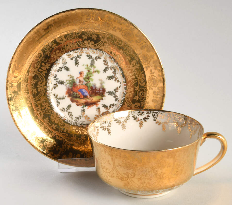 EWD5 Flat Cup & Saucer Set by Edgewood-1