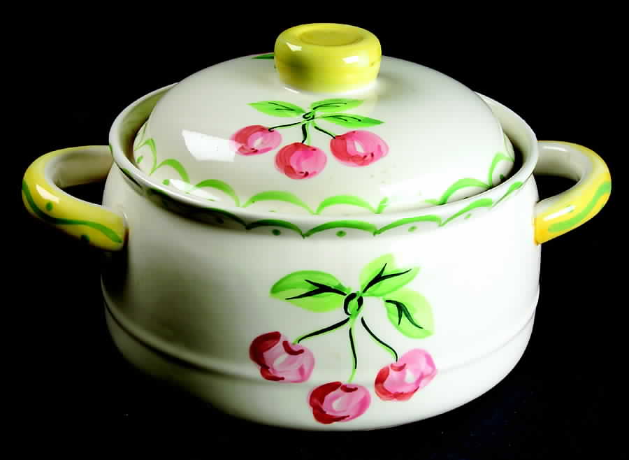 Fleurtations (Fruit) Round Covered Vegetable by Essex Collection-1