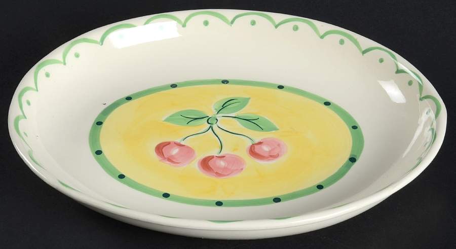 Fleurtations (Fruit) 11" Oval Serving Platter by Essex Collection-1