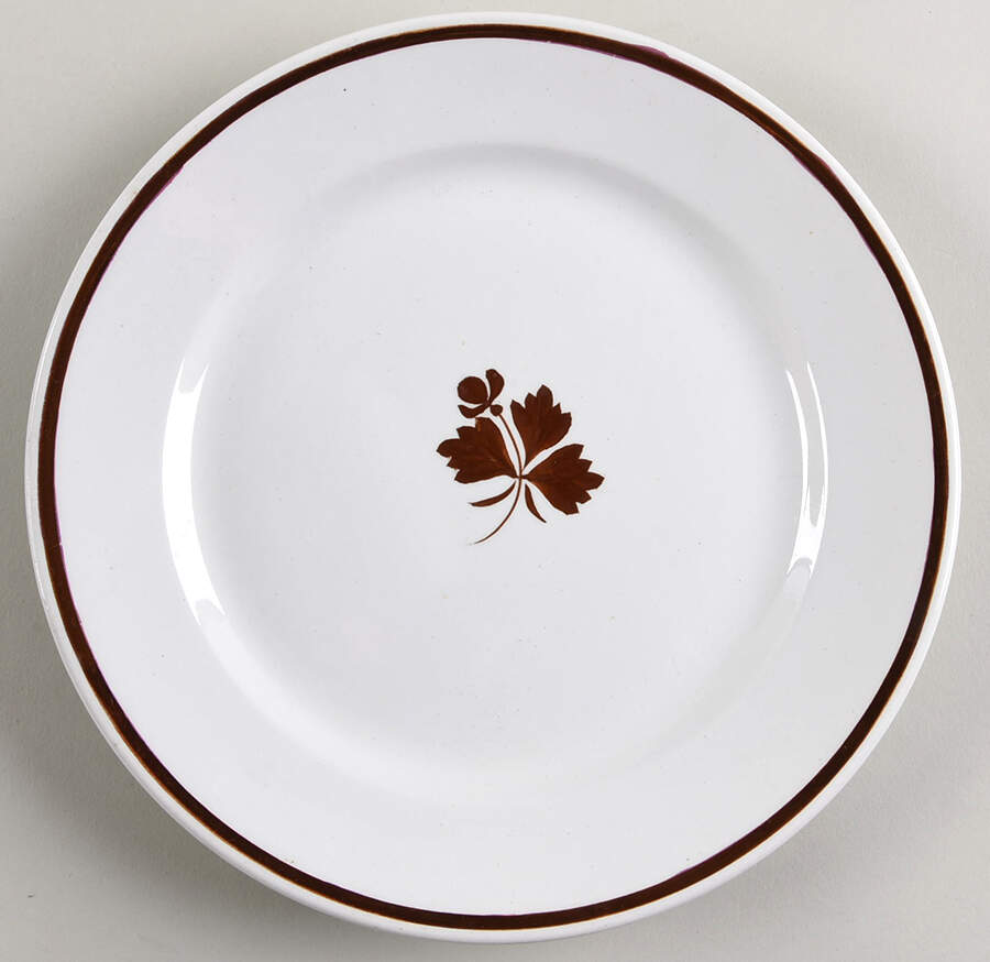 Tea Leaf Luncheon Plate by John Edwards-1