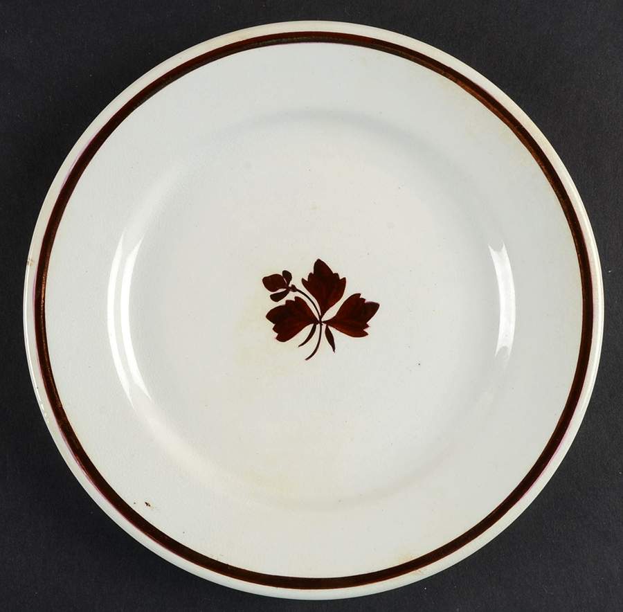 Tea Leaf Dessert/Pie Plate by John Edwards-1