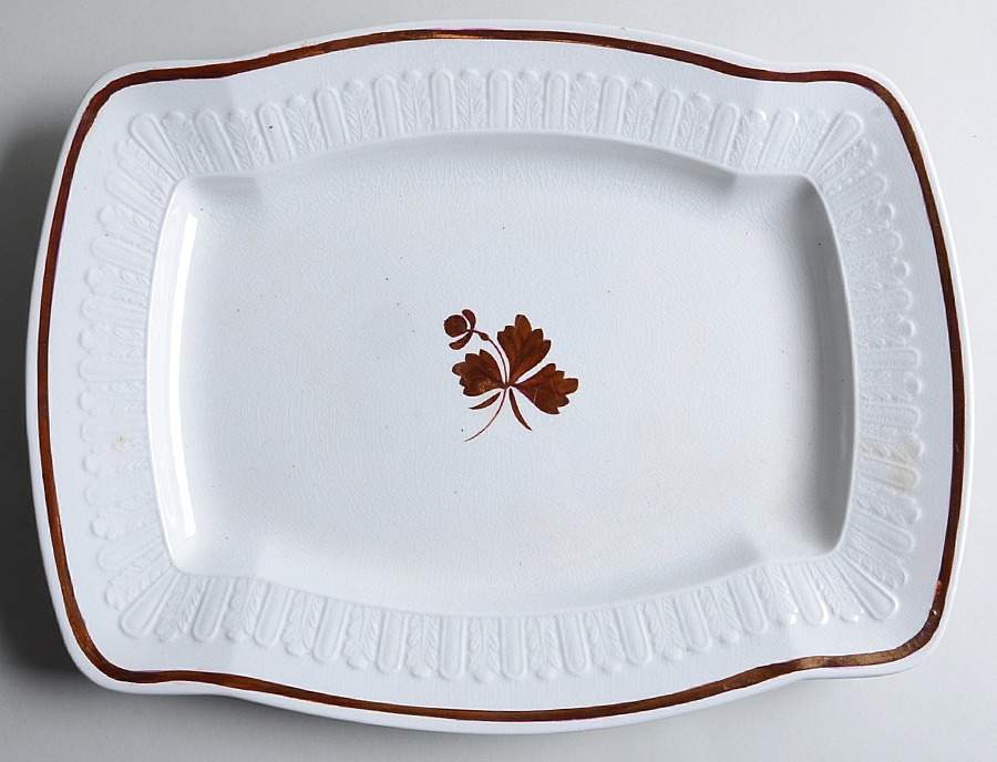 Tea Leaf 13" Rectangular Serving Platter by John Edwards-1