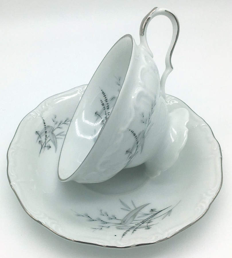 24453 Footed Cup & Saucer Set by Edelstein-1