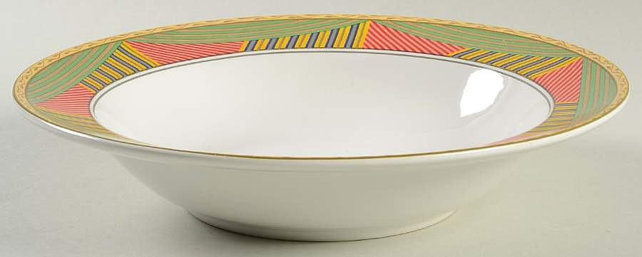 Rajah 9" Round Vegetable Bowl by Epoch-1