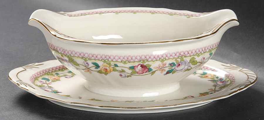 7942 Gravy Boat with Attached Underplate by Epiag-1