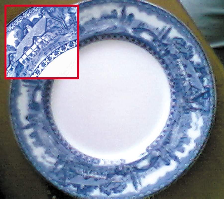 Devon Blue Dinner Plate by Empire Porcelain -1
