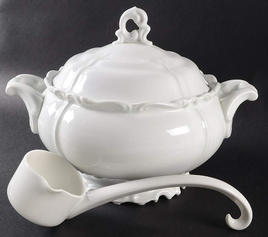 Maria Theresia Tureen & Lid w/Ladle by Edelstein-1
