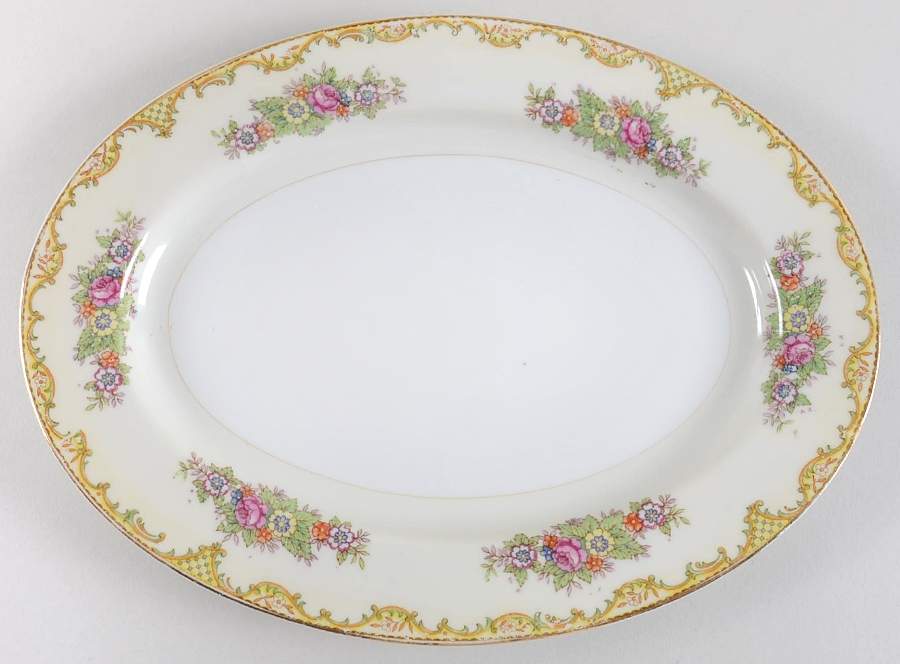 ESO15 12" Oval Serving Platter by ESCO (Japan)-1