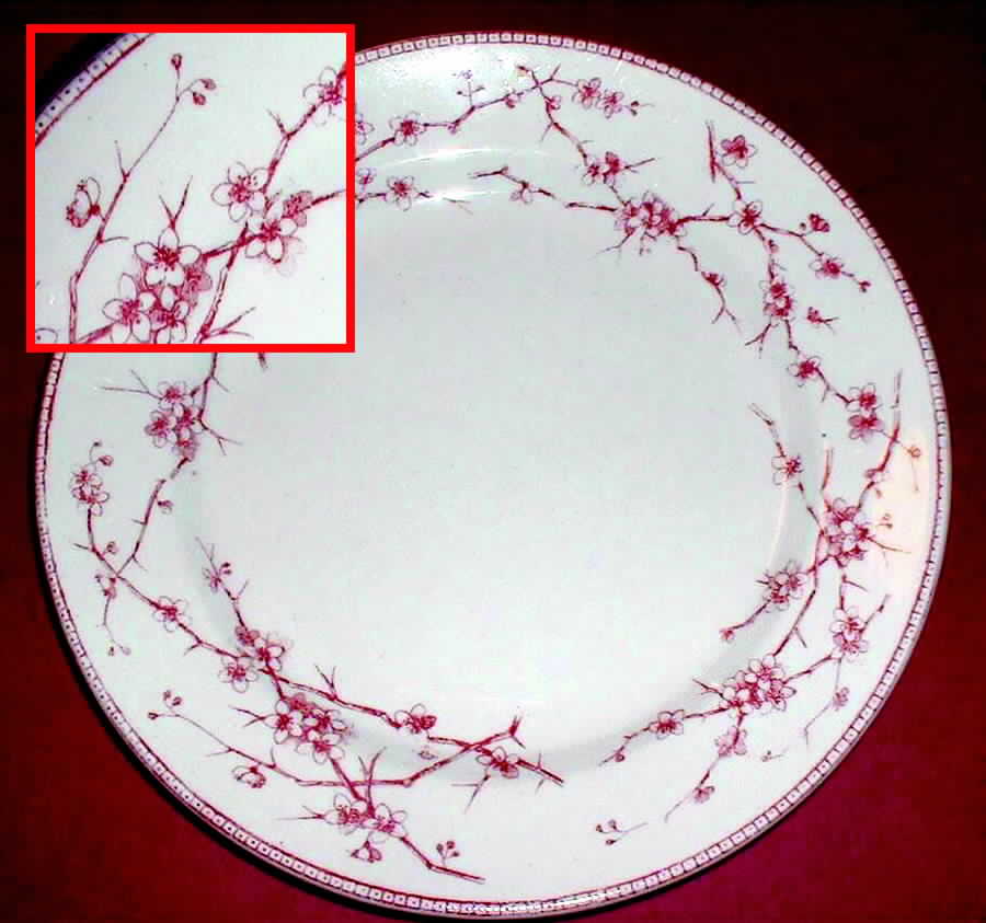 Thorn Rust Dinner Plate by F J Emery-1