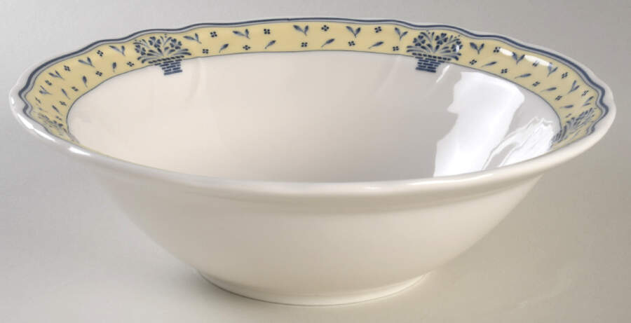 Blue Baskets 9" Round Vegetable Bowl by Epoch-1