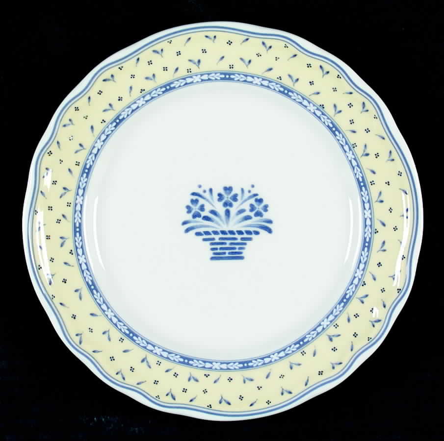 Blue Baskets Salad Plate by Epoch-1