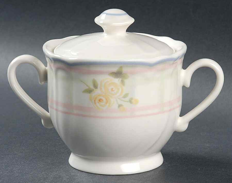 Heather Rose Sugar Bowl & Lid by Epoch-1