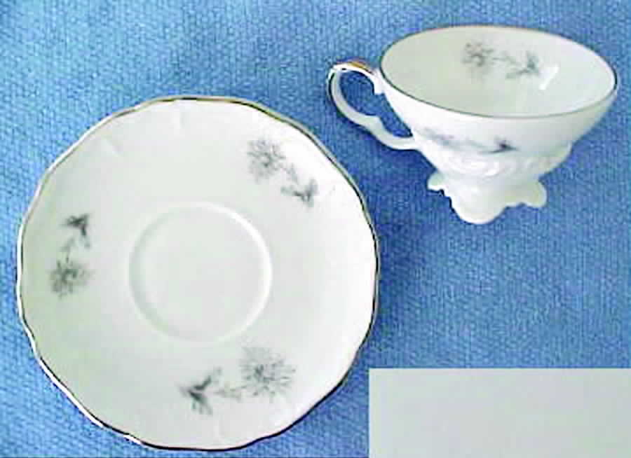 Summertime Footed Cup & Saucer Set by Edelstein-1