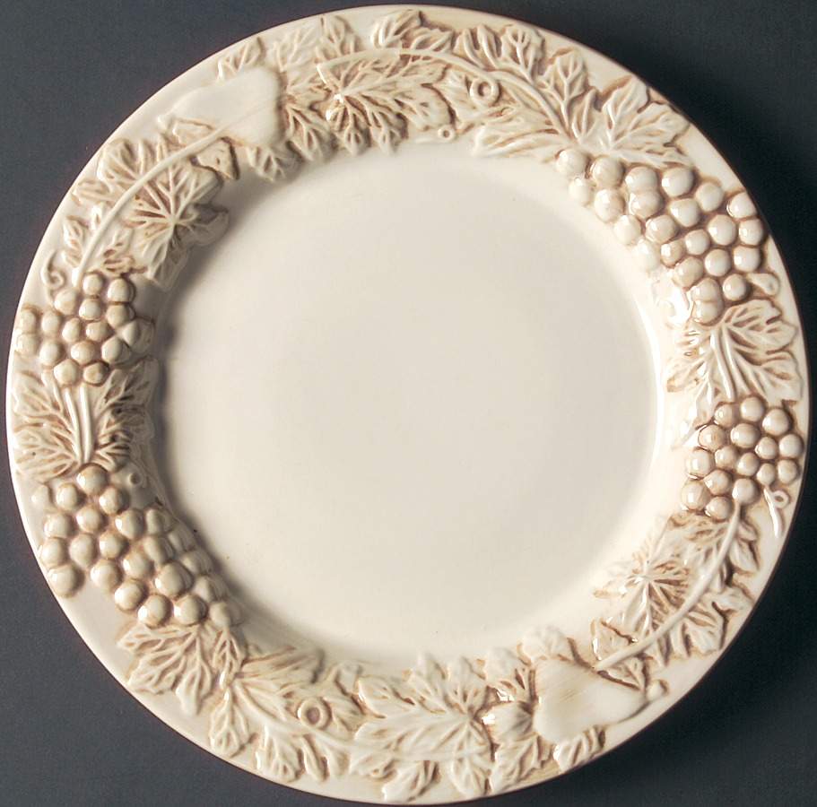 Vineyard Dinner Plate by Euro Ceramica-1