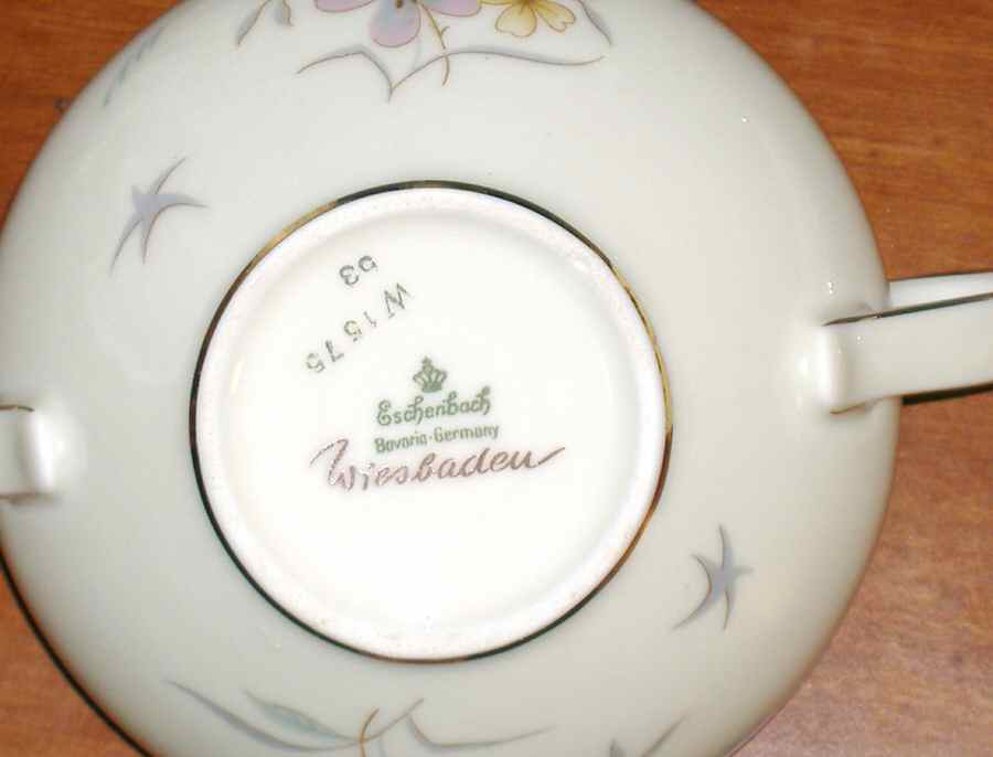 Wiesbadeu Footed Cream Soup Bowl by Eschenbach-1