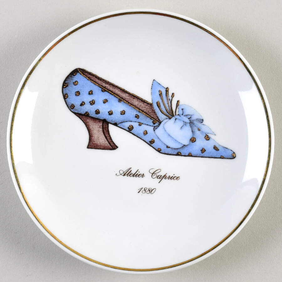 Antique Shoes Canape Plate by Email de Limoges-1