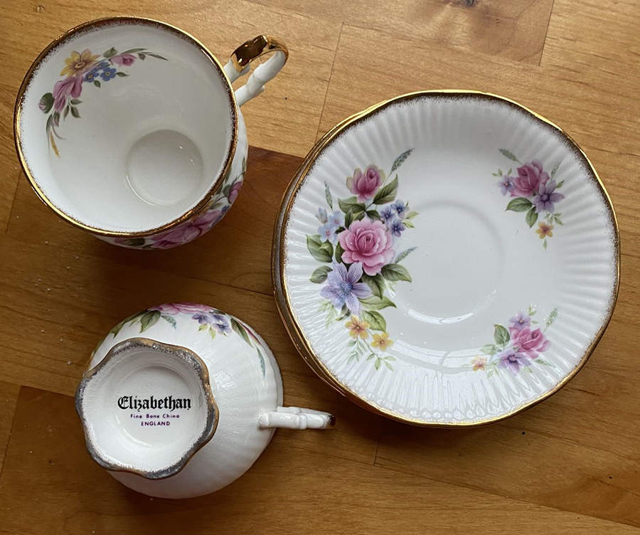 2520m Flat Cup & Saucer Set by Wood & Sons-1