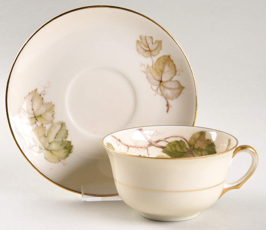 5676 Flat Cup & Saucer Set by Epiag-1
