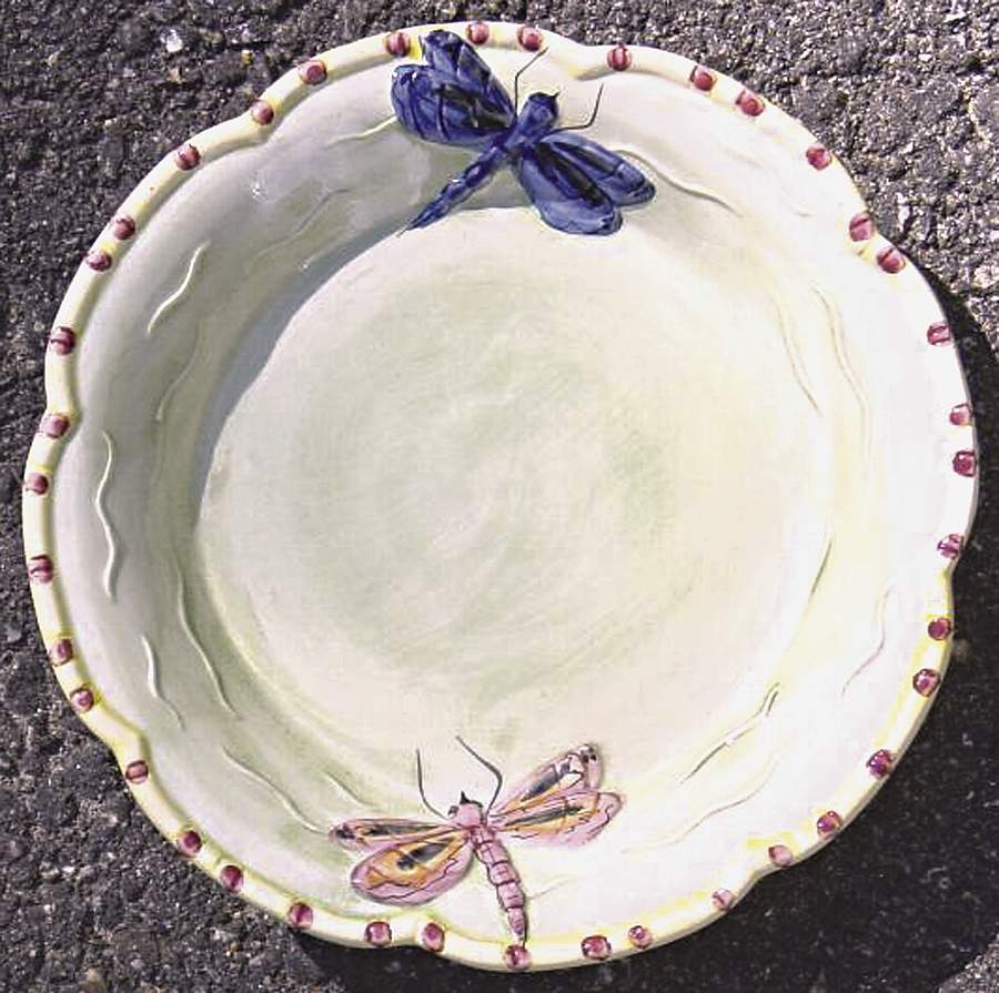 Pond Collection White 12" Chop Plate (Round Platter) by Essex Collection-1