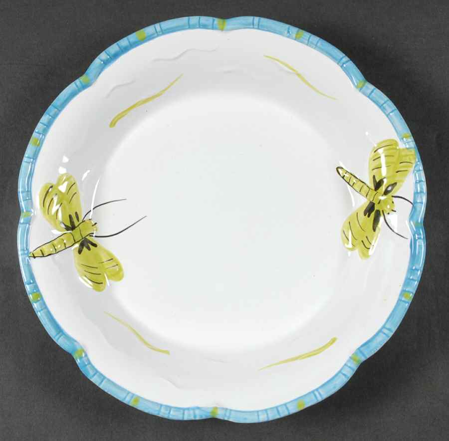 Pond Collection White Dinner Plate by Essex Collection-1