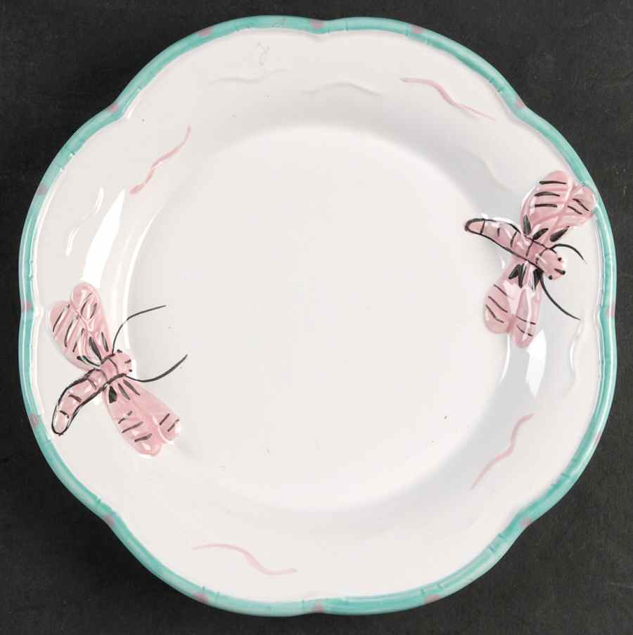 Pond Collection White Salad/Dessert Plate by Essex Collection-1