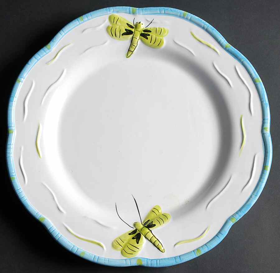 Pond Collection White 12" Chop Plate (Round Platter) by Essex Collection-1