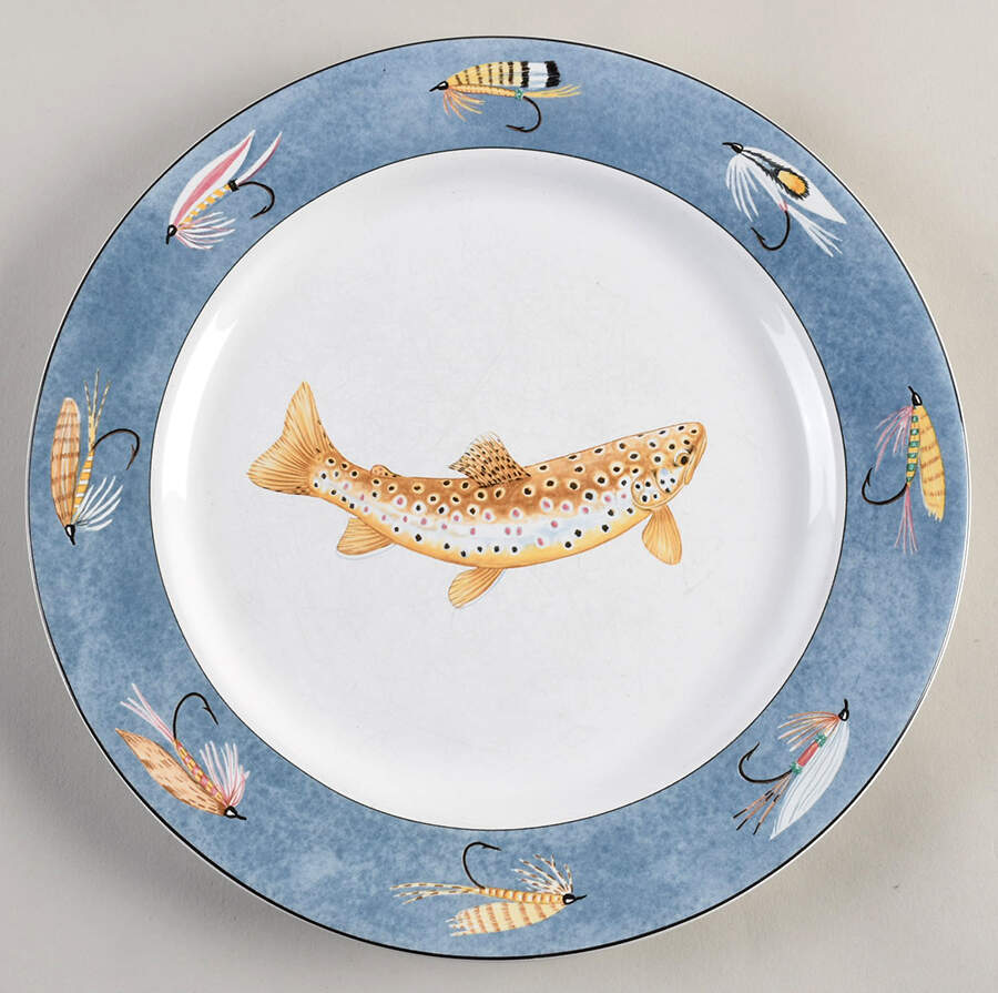 Fin & Feather Dinner Plate by Essex Collection-1