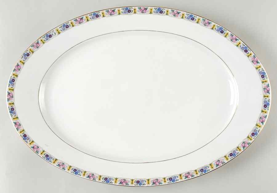Printemps 17" Oval Serving Platter by Epiag-1