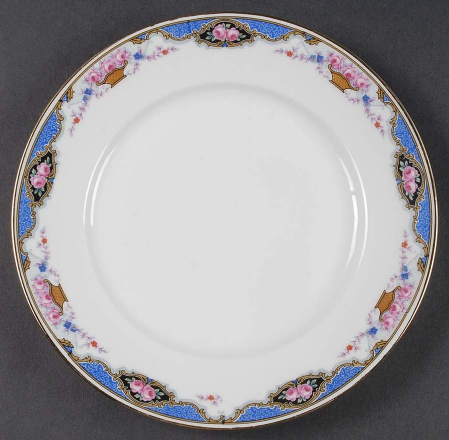 7576 (No Verge, White) Salad Plate by Edelstein-1