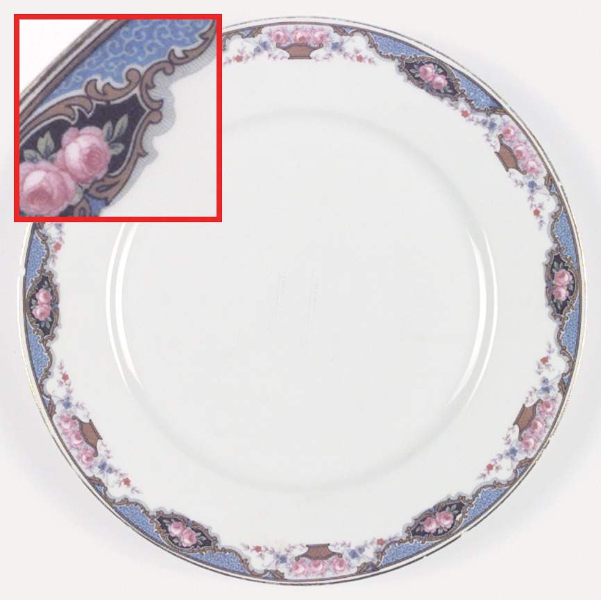 7576 (No Verge, White) Dinner Plate by Edelstein-1