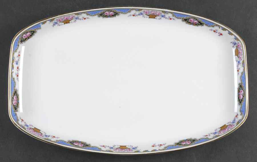 7576 (No Verge, White) 13" Oval Serving Platter by Edelstein-1