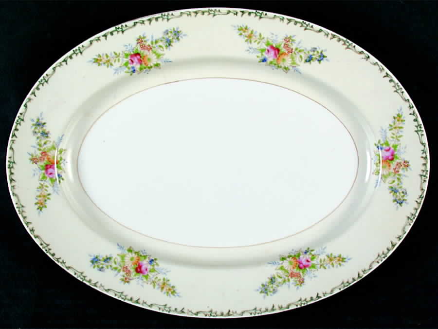 EJ3 12" Oval Serving Platter by Emico (Japan)-1