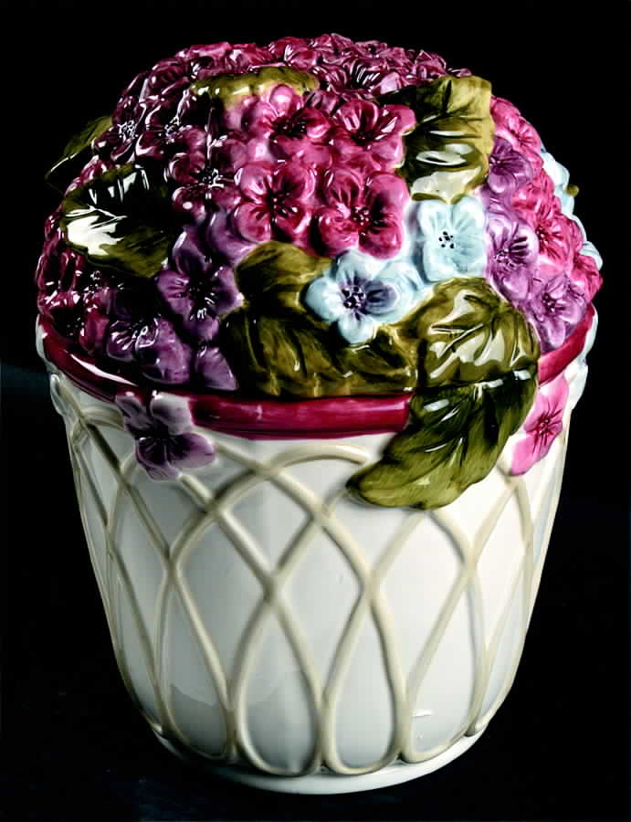 Summer Bouquet Cookie Jar & Lid by Epoch-1