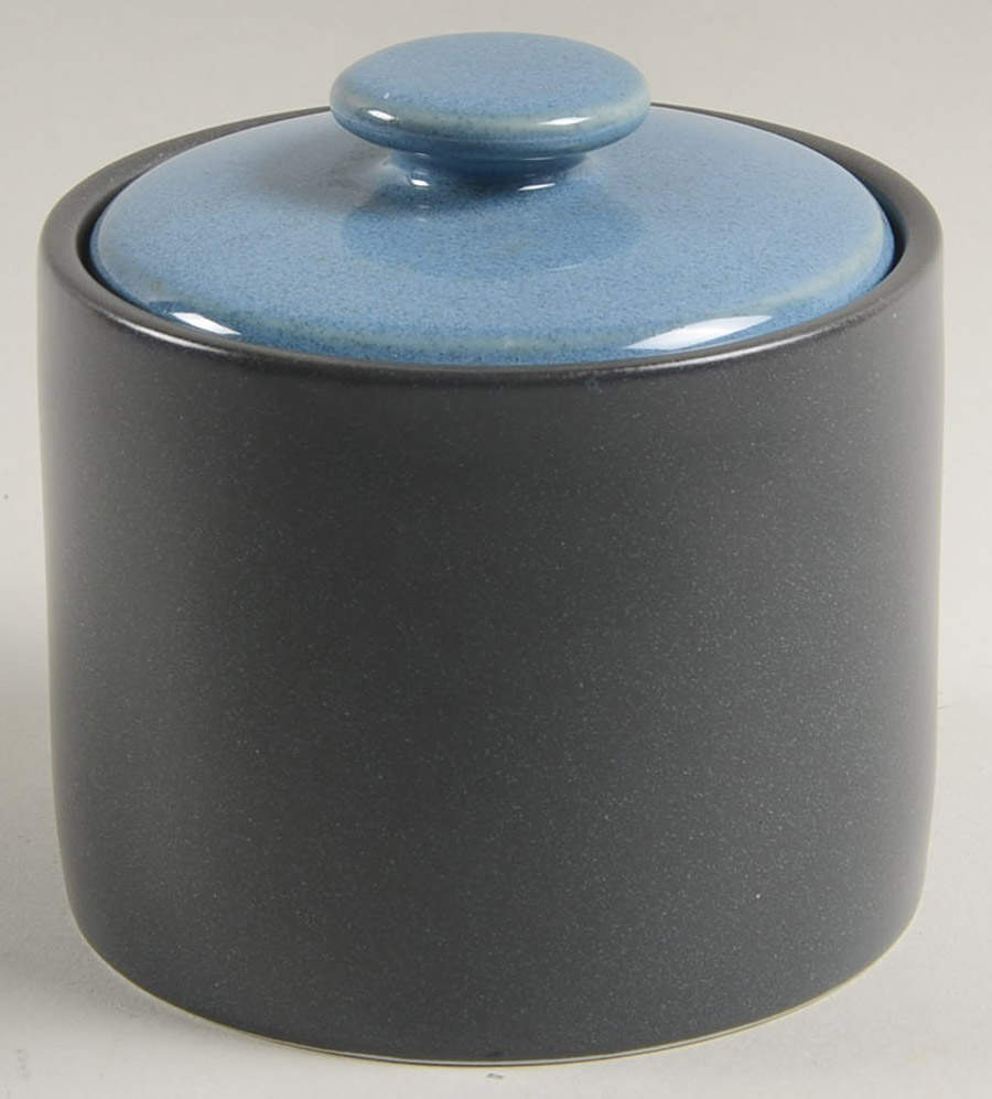 Zoom Blue Sugar Bowl & Lid by Epoch-1