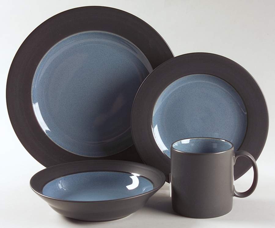 Zoom Blue 4 Pc Place Set=Dp,Sp,Soce,Mug by Epoch-1