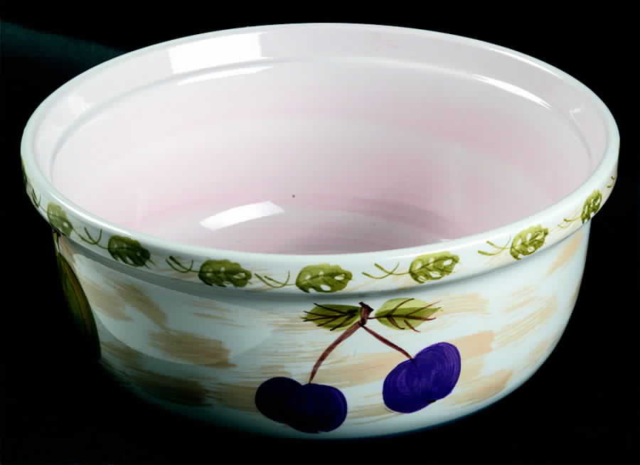 Frutta 9" Round Vegetable Bowl by Epoch-1